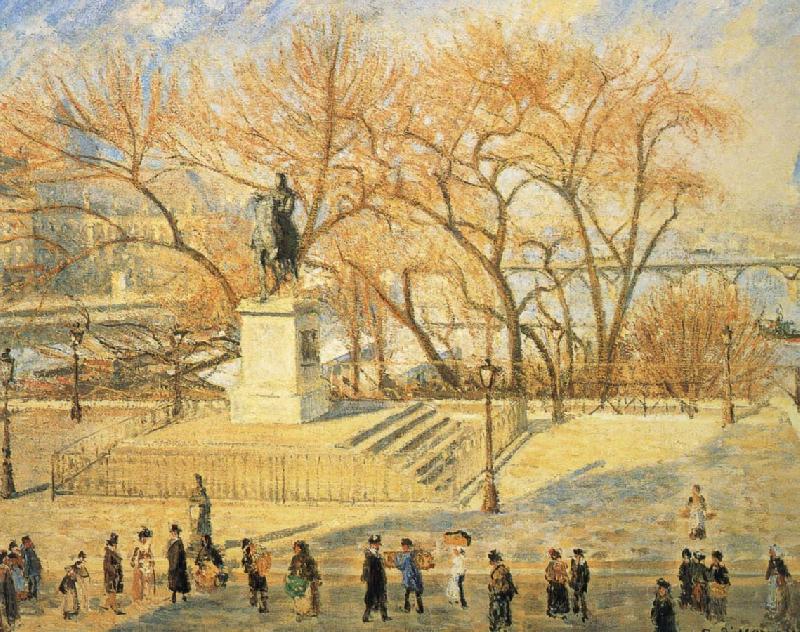 Camille Pissarro The statue of the morning sun France oil painting art